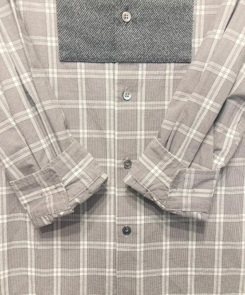 EULLA（エウラ）EULLA (エウラ) ARCHITECT V COLLAR SHIRT ブラウン サイズ:3の古着・服飾アイテム