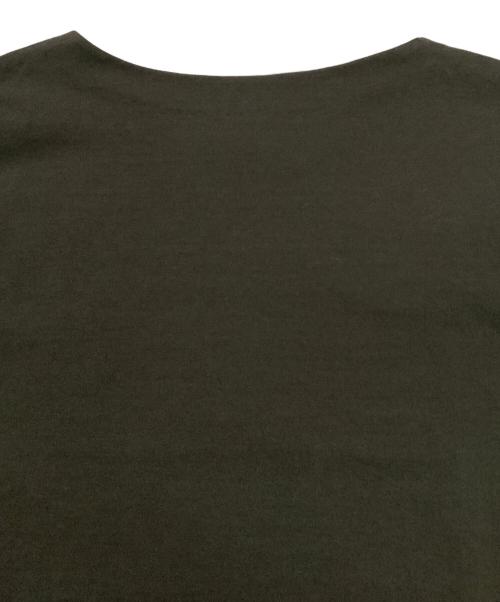 THE LIBRARY（ザ ライブラリー）THE LIBRARY (ザ ライブラリー) PLATING COTTON JERSEY P/O グリーン サイズ:Sの古着・服飾アイテム