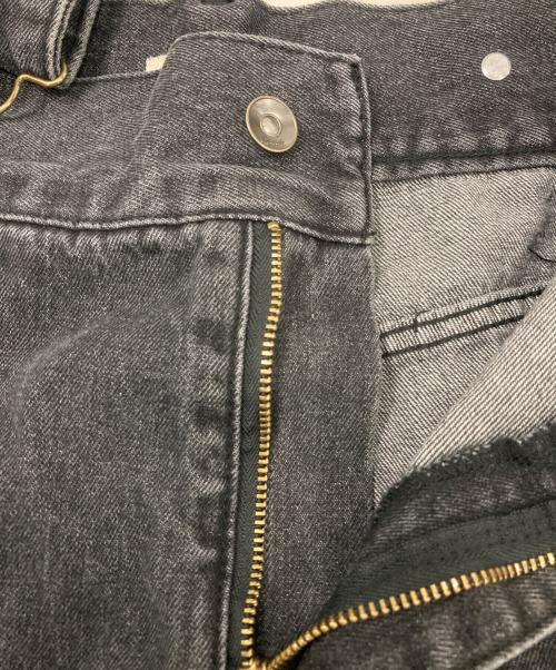 Q.anos（キュアノス）Q.anos (キュアノス) サスペンダーデニムパンツ ブラック サイズ:Fの古着・服飾アイテム