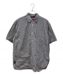 eYe COMME des GARCONS JUNYAWATANABE MAN×LEVI'S（アイ コム デ ギャルソン ジュンヤ ワタナベ マン×リーバイス）の古着「綿チェック シャツ」｜ブラック×ホワイト
