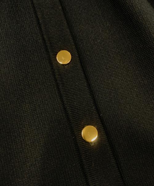 UNITED ARROWS（ユナイテッドアローズ）UNITED ARROWS (ユナイテッドアローズ) P ミニフリル ニットベスト ネイビー サイズ:-の古着・服飾アイテム