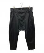 LIMI feuリミフゥ）の古着「サルエルパンツ LT-P08-010」｜ブラック