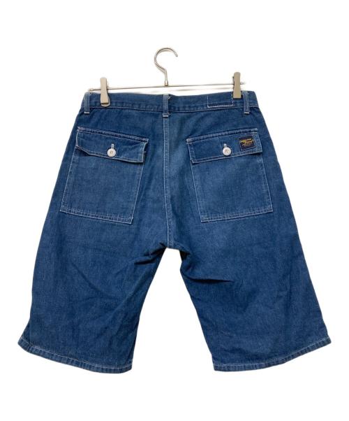 CALIFORNIA BRAND（カリフォルニア ブランド）CALIFORNIA BRAND (カリフォルニア ブランド) USA製 デニムハーフパンツ インディゴ サイズ:size32の古着・服飾アイテム