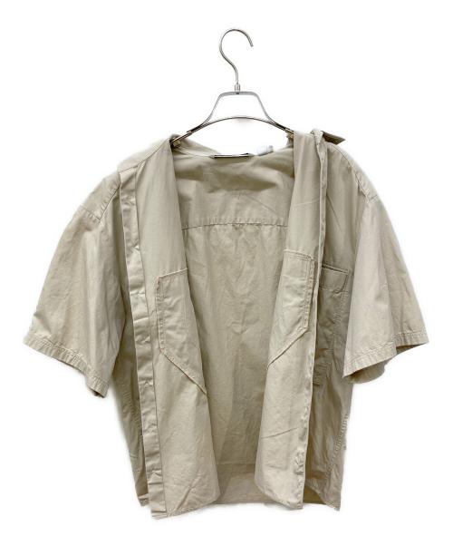NEIL BARRETT（ニールバレット）NEIL BARRETT (ニールバレット) BOX FIT SHIRT ベージュ サイズ:Sの古着・服飾アイテム
