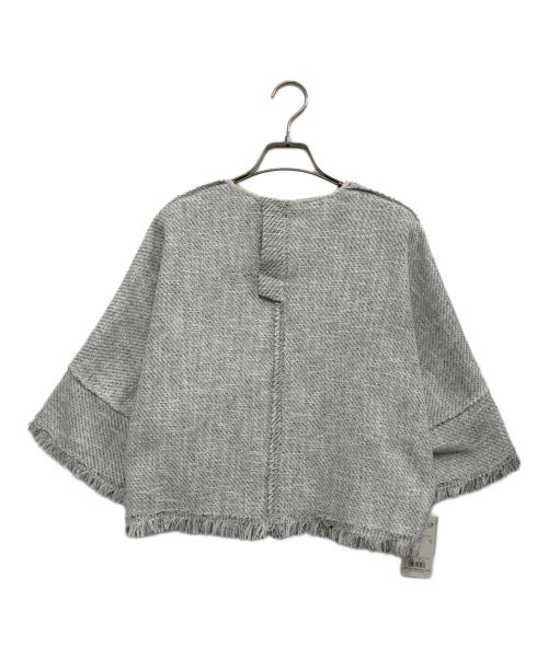 UNTITLED（アンタイトル）UNTITLED (アンタイトル) ツイードフリンジトップス ホワイト サイズ:XS 未使用品の古着・服飾アイテム