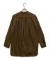 UNTITLED (アンタイトル) ツイルバンドカラーシャツ ブラウン サイズ:XS：3500円