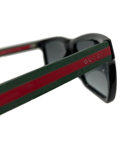 GUCCI（グッチ）GUCCI (グッチ) シェリーライン サングラス ブラック サイズ:57□14 145の古着・服飾アイテム