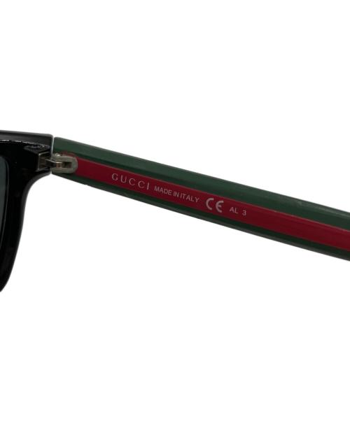 GUCCI（グッチ）GUCCI (グッチ) シェリーライン サングラス ブラック サイズ:57□14 145の古着・服飾アイテム