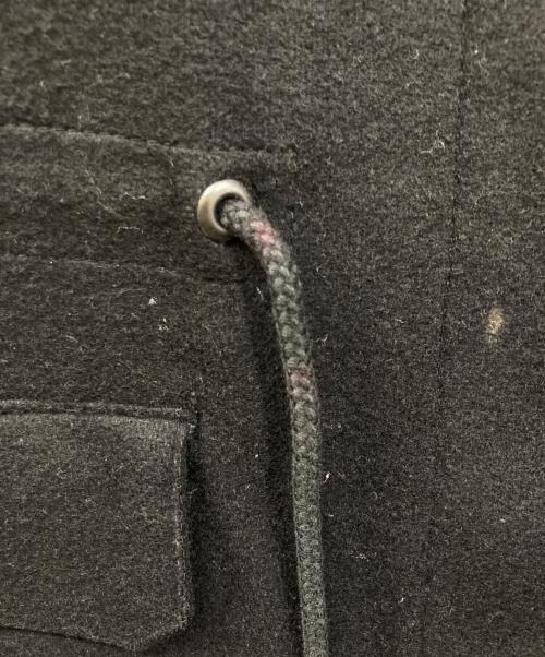 OUTIL（ウティ）OUTIL (ウティ) ウールカシミアモッズコート ブラック サイズ:2の古着・服飾アイテム