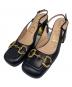 GUCCI（グッチ）の古着「ホースビットスクエアトゥサンダル」｜ブラック