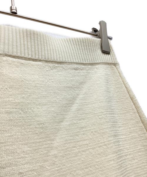 Whim Gazette（ウィムガゼット）Whim Gazette (ウィムガゼット) ニットスカート ベージュ サイズ:Fの古着・服飾アイテム