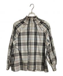 UNITED ARROWS（ユナイテッドアローズ）の古着「シャーリングブラウス」｜グレー