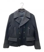 DOLCE & GABBANAドルチェ＆ガッバーナ）の古着「ダウン切替Pコート」｜ブラック