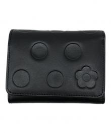 MARY QUANT（マリークヮント）の古着「3つ折り財布  ドットエンボス」