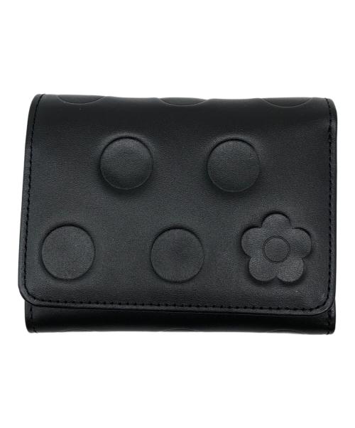 MARY QUANT（マリークヮント）MARY QUANT (マリークヮント) 3つ折り財布  ドットエンボスの古着・服飾アイテム
