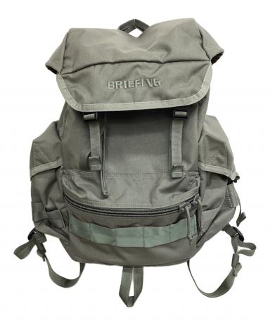BRIEFING バックパック オリーブ色 中古・古着通販】BRIEFING (ブリーフィング) バックパック オリーブ