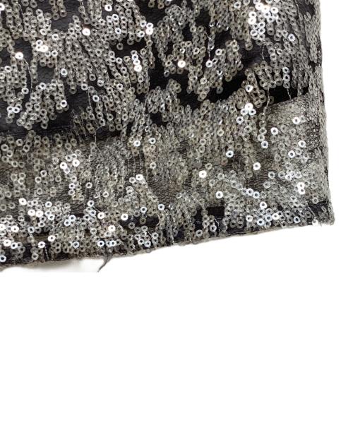 journal standard L'essage（ジャーナルスタンダード レサージュ）journal standard L'essage (ジャーナルスタンダード レサージュ) スパンコールミドルスカート グレー サイズ:F 未使用品の古着・服飾アイテム