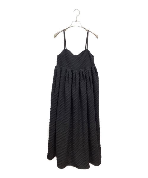 romile（ロミール）romile (ロミール) DOLCE JACQUARD ONE-PIECE ブラック サイズ:Sの古着・服飾アイテム