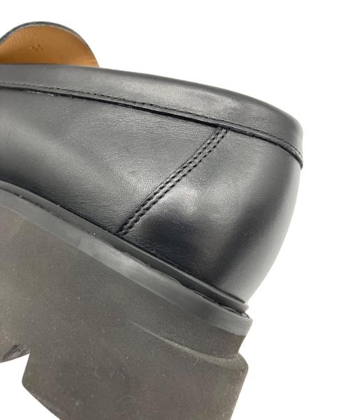 Ferragamo（フェラガモ）Ferragamo (フェラガモ) ラグソールローファー ブラック サイズ:8 1/2の古着・服飾アイテム