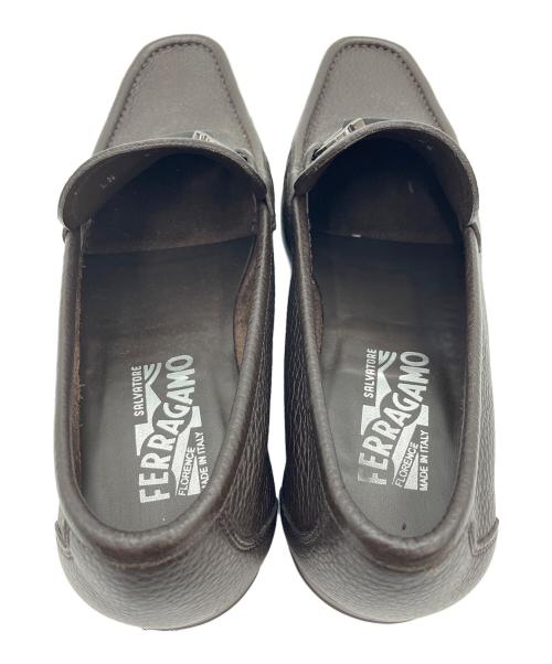 Salvatore Ferragamo（サルヴァトーレ フェラガモ）Salvatore Ferragamo (サルヴァトーレ フェラガモ) ビットローファー ブラウン サイズ:8 1/2の古着・服飾アイテム