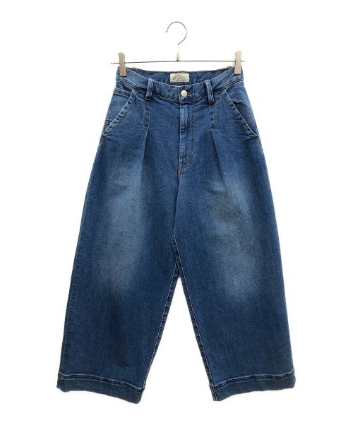 JOURNAL STANDARD relume（ジャーナルスタンダード レリューム）JOURNAL STANDARD relume (ジャーナルスタンダード レリューム) ワイドタックバギーパンツ インディゴ サイズ:36の古着・服飾アイテム