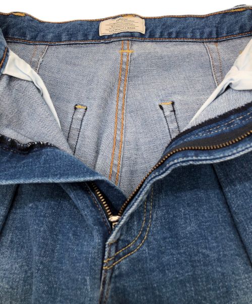 JOURNAL STANDARD relume（ジャーナルスタンダード レリューム）JOURNAL STANDARD relume (ジャーナルスタンダード レリューム) ワイドタックバギーパンツ インディゴ サイズ:36の古着・服飾アイテム