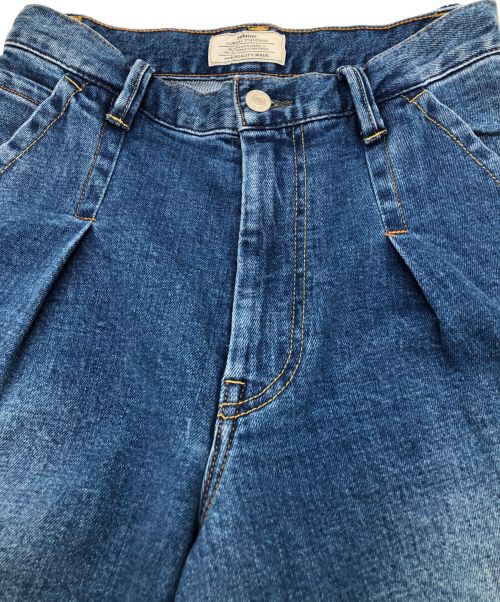 JOURNAL STANDARD relume（ジャーナルスタンダード レリューム）JOURNAL STANDARD relume (ジャーナルスタンダード レリューム) ワイドタックバギーパンツ インディゴ サイズ:36の古着・服飾アイテム