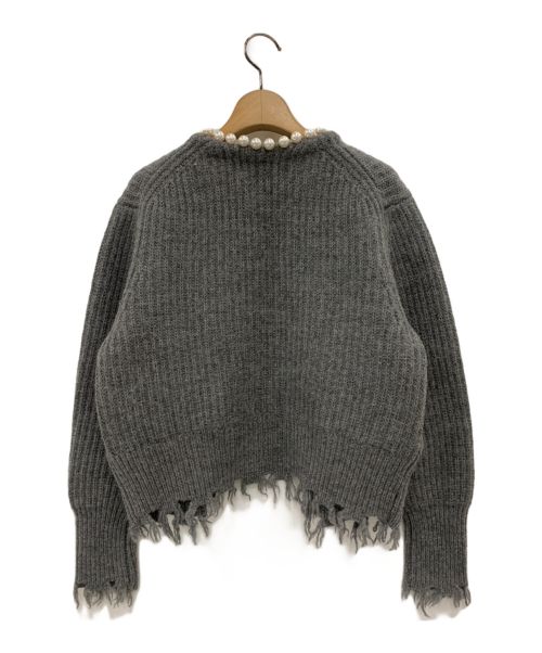 MADISON BLUE（マディソンブルー）MADISON BLUE (マディソンブルー) PEARL DAMEGE CD BRITISH WOOL グレー サイズ:00(XS)の古着・服飾アイテム