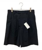 AURALEEオーラリー）の古着「Light Wool Max Gabardine Shorts」｜ブラック
