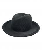 kijima takayukiキジマタカユキ）の古着「ストローハット」｜ブラック