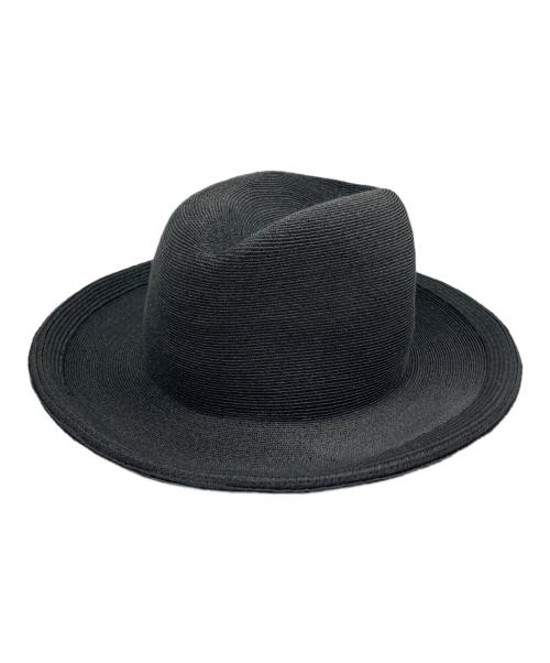 kijima takayuki（キジマタカユキ）KIJIMA TAKAYUKI (キジマタカユキ) ストローハット ブラックの古着・服飾アイテム