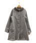 LEILIAN（レリアン）の古着「ムートン調ミドルコート」｜グレー
