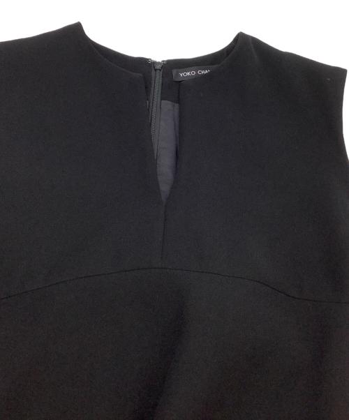 YOKO CHAN（ヨーコチャン）YOKO CHAN (ヨーコチャン) スリットラインドレス ブラック サイズ:38の古着・服飾アイテム