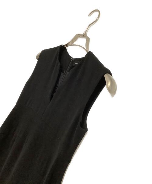 YOKO CHAN（ヨーコチャン）YOKO CHAN (ヨーコチャン) スリットラインドレス ブラック サイズ:38の古着・服飾アイテム