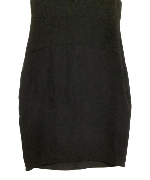 YOKO CHAN（ヨーコチャン）YOKO CHAN (ヨーコチャン) スリットラインドレス ブラック サイズ:38の古着・服飾アイテム