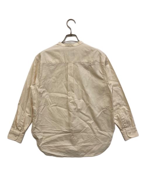 MACKINTOSH PHILOSOPHY（マッキントッシュ フィロソフィー）MACKINTOSH PHILOSOPHY (マッキントッシュ フィロソフィー) Buckingham Bearバンドカラーシャツ アイボリー サイズ:38の古着・服飾アイテム