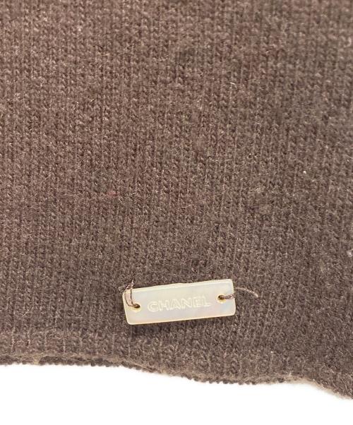 CHANEL（シャネル）CHANEL (シャネル) タートルネックノースリーブニット ブラウン サイズ:38の古着・服飾アイテム