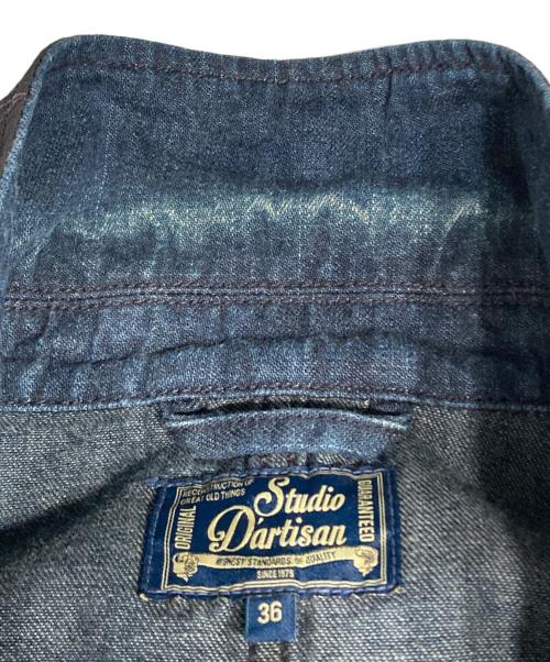 STUDIO D'ARTISAN（ステュディオダルチザン）STUDIO D'ARTISAN (ステュディオダルチザン) ミスターマウンテンシェルジャケット インディゴ サイズ:36の古着・服飾アイテム