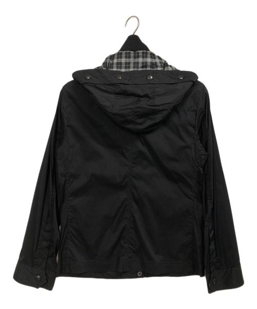 BURBERRY BLACK LABEL（バーバリーブラックレーベル）BURBERRY BLACK LABEL (バーバリーブラックレーベル) フーデットナイロンジャケット ブラック サイズ:Mの古着・服飾アイテム