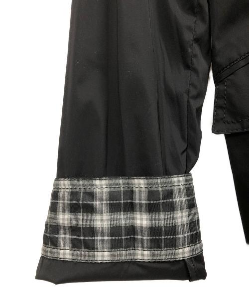 BURBERRY BLACK LABEL（バーバリーブラックレーベル）BURBERRY BLACK LABEL (バーバリーブラックレーベル) フーデットナイロンジャケット ブラック サイズ:Mの古着・服飾アイテム