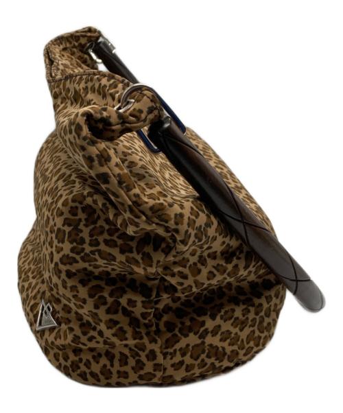 BOTTEGA VENETA（ボッテガベネタ）BOTTEGA VENETA (ボッテガベネタ) ワンショルダーバッグ/レオパード/ハンドバッグ ブラウンの古着・服飾アイテム