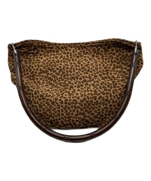BOTTEGA VENETA（ボッテガベネタ）BOTTEGA VENETA (ボッテガベネタ) ワンショルダーバッグ/レオパード/ハンドバッグ ブラウンの古着・服飾アイテム