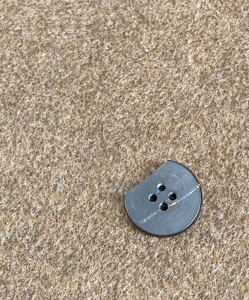 GALERIE VIE（ギャルリーヴィー）GALERIE VIE (ギャルリーヴィー) . ウールダブルフェイス ダブルブレストノーカラーコート ブラウン サイズ:36の古着・服飾アイテム