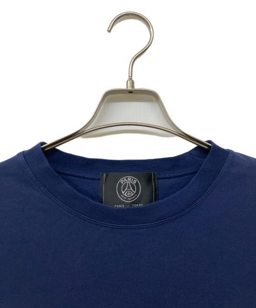 Paris Saint-Germain（パリサンジェルマン）Paris Saint-Germain (パリサンジェルマン) ポケットTシャツ ネイビー サイズ:Mの古着・服飾アイテム