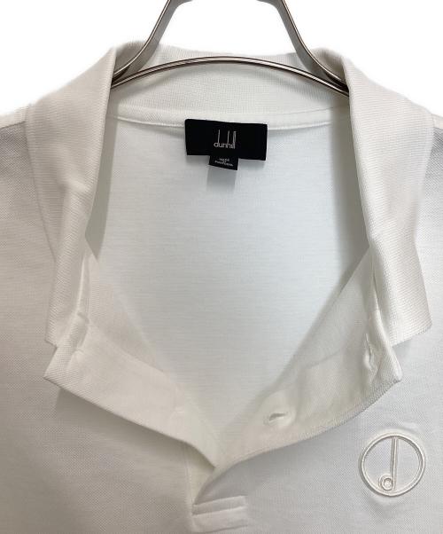 dunhill（ダンヒル）dunhill (ダンヒル) ポロシャツ ホワイト サイズ:XLの古着・服飾アイテム