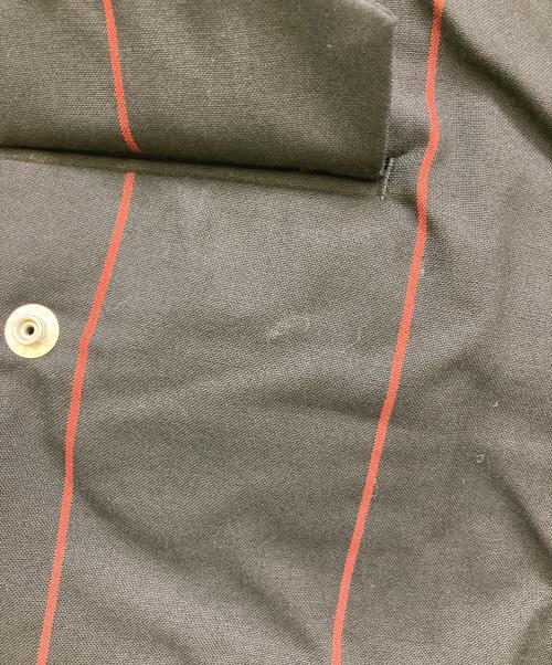 LITTLEBIG（リトルビッグ）LITTLEBIG (リトルビッグ) Stripe Short Trousers ブラック×レッド サイズ:46の古着・服飾アイテム