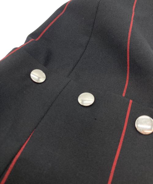 LITTLEBIG（リトルビッグ）LITTLEBIG (リトルビッグ) Removable Stripe Single Jacket ブラック×レッド サイズ:46の古着・服飾アイテム