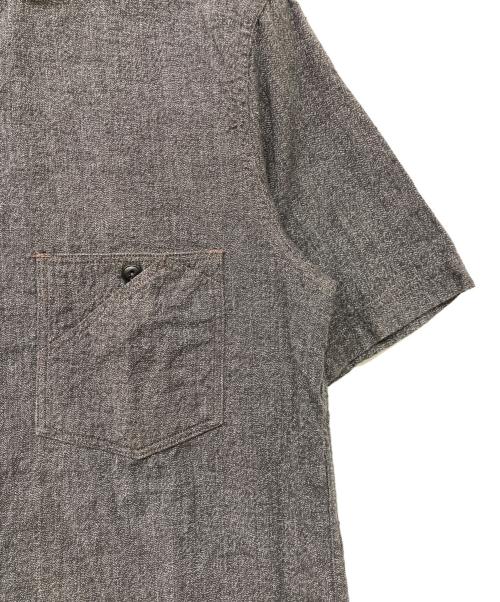 freewheelers（フリーホイーラーズ）freewheelers (フリーホイーラーズ) SHORT SLEEVE WORK SHIRTS グレー サイズ:16の古着・服飾アイテム