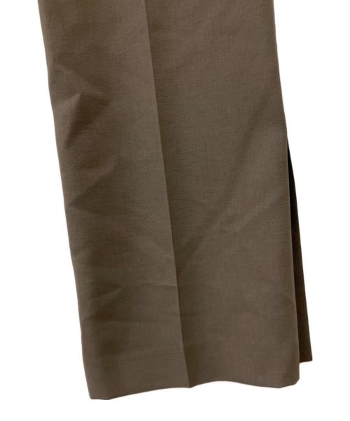 Noble（ノーブル）Noble (ノーブル) サイドベンツスリムパンツ ブラウン サイズ:36の古着・服飾アイテム