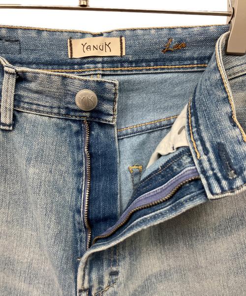 YANUK（ヤヌーク）YANUK (ヤヌーク) ボーイズストレートデニム LEA インディゴ サイズ:63.5(W25)の古着・服飾アイテム